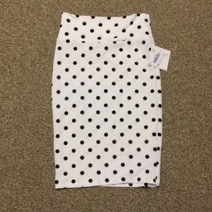 LulaRoe Black & White Pencil Skirt